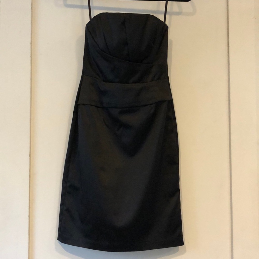 EUC BHWM Strapless Black Cocktail Dress